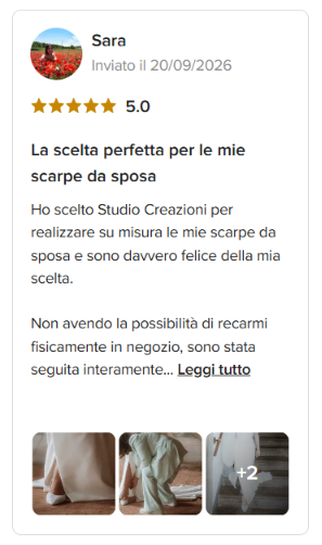 Recensione di una cliente