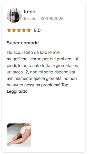 Recensione di una cliente