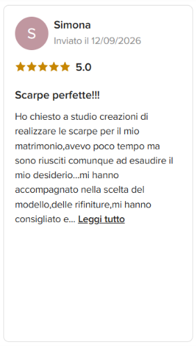 Recensione di una cliente