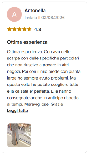 Recensione di una cliente