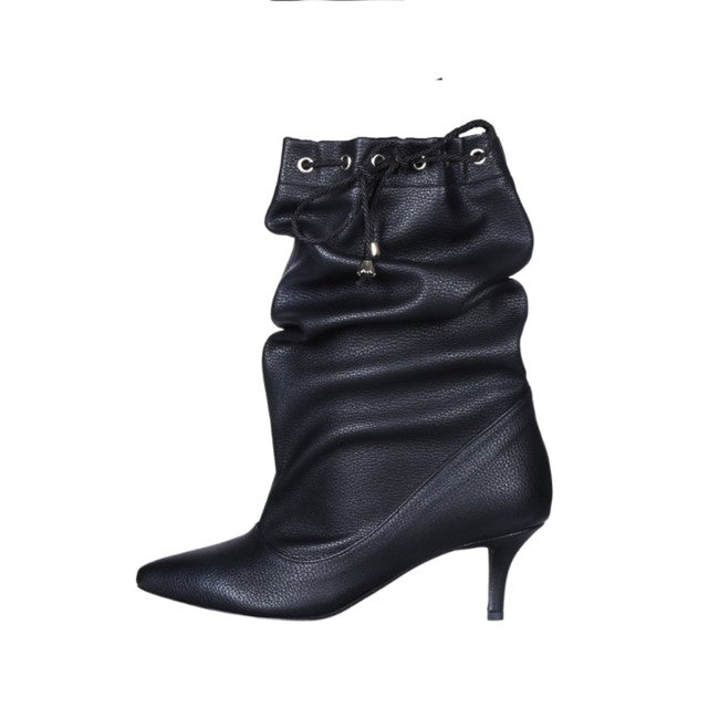 Stivale Stivaletti Neri Estivi Con Tacco Tacco Basso Stivali Prezzi