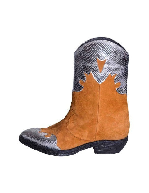 Stivali camperos donna cuoio made in italy