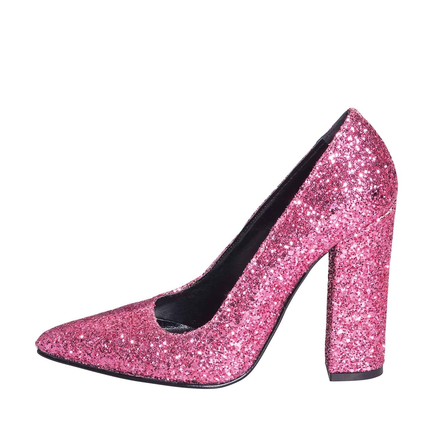 Scarpe Eleganti Tacco Basso Scarpe Diciottesimo Rosa Scarpe Sposa