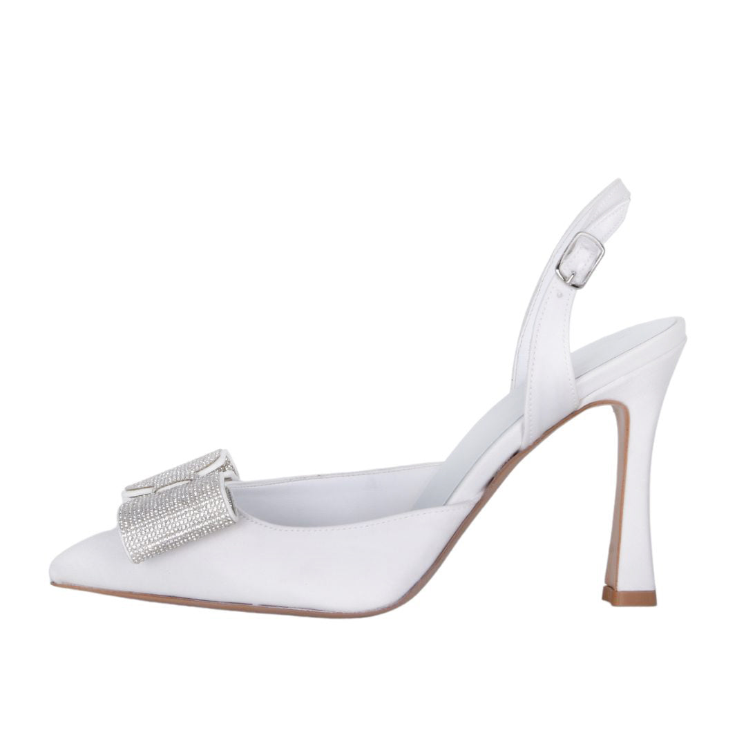 Orecchini Pendenti EVER FAITH Con Cristalli E Strass – Da Sposa O Cerimonia – A Goccia 6 Cm